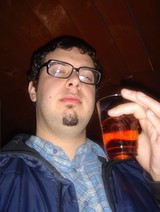 Red Lager in Hand