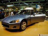 Spectacular Blue Sports Car on Display at LA Auto Show