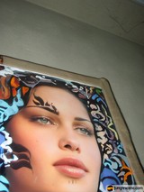 Woman's Face Mural