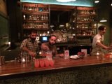 Behind the Bar at a Busy Pub
