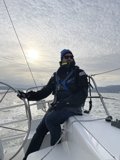 Captain Dave B Sits at the Helm