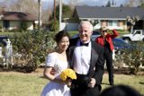 Wedding bliss in formal wear