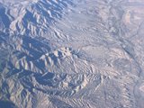 Majestic Mountain Range from Above