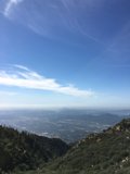 A Breathtaking View of Cityscape from the Top of Angeles National Forest