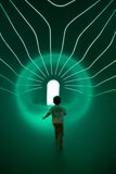Journey Through the Neon Tunnel