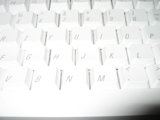 Classic White Computer Keyboard with Number Pad