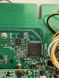 Green Printed Circuit Board with Wires