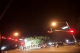 Night Traffic at IndioIntersection