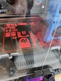 Red and Black 3D Printer