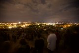 Nighttime Crowd at Santa Fe Fiesta