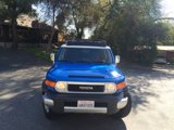 Blue Toyota FJ Cruiser on the Green
