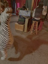 Vintage Amusement Ride Booth with 5 Cent Fare