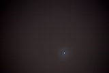 Mysterious White Object in Night Sky