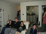 Group Gathering on Living Room Couches