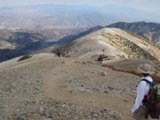 Hiking up Mount Baldy