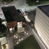 Nighttime View of The Broad Building in Los Angeles