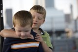 A Heartwarming Hug in the City