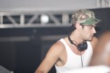 White Tank Top and Baseball Cap