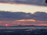 Sunset Over San Francisco Bay from Oakland Hills