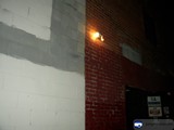 Illuminated Brick Wall