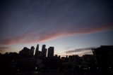 Sunset over Los Angeles Metropolis