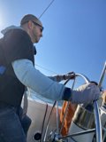 Captain Dave B navigating the San Francisco Bay