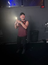 DJ Performance Moment at Electronic Music Venue