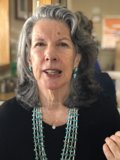 Gray-haired Lady with an Ornament Necklace