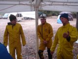 Yellow Rain Suits on a Rainy Day