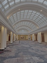 Grand Barrel-Vaulted Atrium with Classical Columns