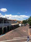 A Busy Intersection in Santa Fe Plaza