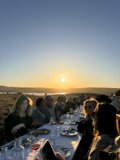 Shared Moments: A Sunset Gathering at Hog Island Oyster Co.