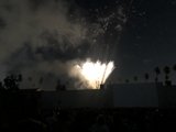 Fireworks Light Up the Los Angeles Night Sky