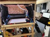 Manufacturing Machine with Laptop