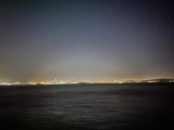 Skyline at Night with Rainbow over San Francisco Bay