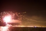 Fireworks Illuminating the Night Sky over the Water