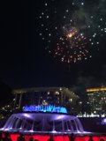 Patriotic Fireworks Illuminate Los Angeles Skyline