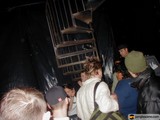 Gathering around a Staircase
