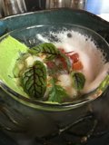 Fresh Green and White Vegetable Bowl