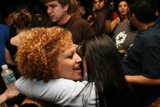 Curly Haired Beauty in the Club