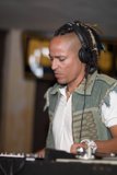 The Deejay in White