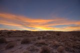 Desert Drive into a Colorful Sunset