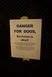 Warning Sign for Canines
