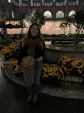 A Smile Amidst the Flowers