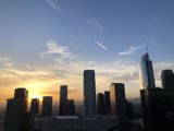 A City Basking in the Golden Hour