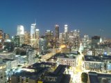 Glowing Los Angeles Skyline