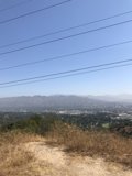 Aerial View of the City with Power Lines