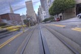 Blurry Urban Railroad
