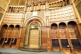 Majestic Entrance to the Wilshire Temple