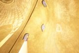 A Shimmering Ceiling of Gold and Light
